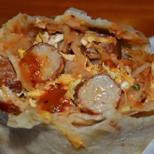 Sausage Breakfast Burrito