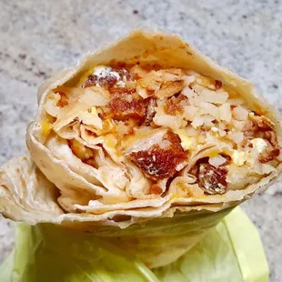 Sausage Breakfast Burrito