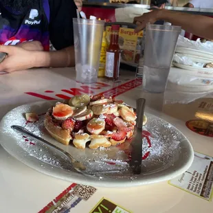 Waffle with Fruit