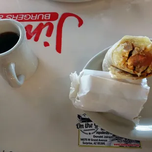 Breakfast Burrito Sandwich