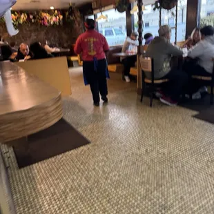 Restaurant Side Tables - Restaurant has not been remodeled for years but prices have drastically increased.