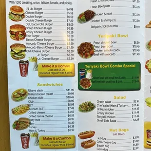 Jim&apos;s new to go menu!
