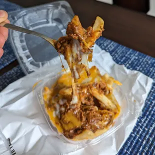 Chili cheese fries