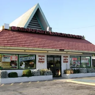 In Front of the Restaurant