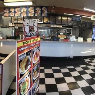 Old school diner feel