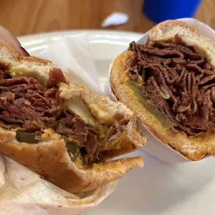Hot Pastrami Sandwich