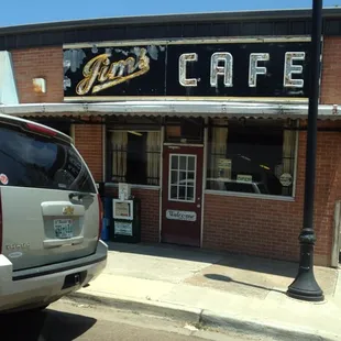 Jim&apos;s Cafe storefront, Greenville MS