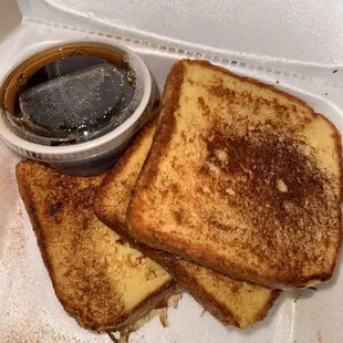 French toast with syrup