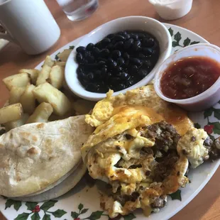 Mexican chorizo breakfast