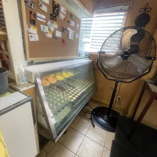 a display of donuts and pastries