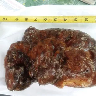 What a 10" Apple fritter? Oh yeah you betch!