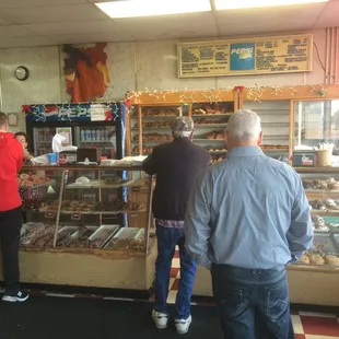 Front counter from the door