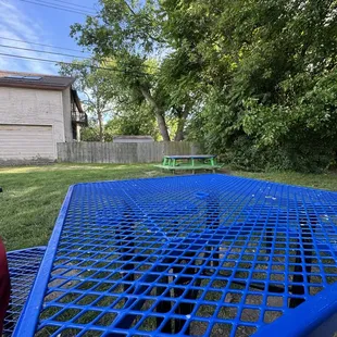 outside