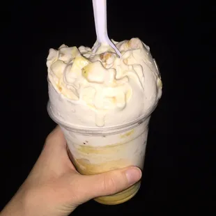 Banana pudding - add peanut butter