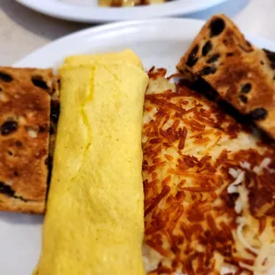 Make Your Own Omelette - cheese and mushroom