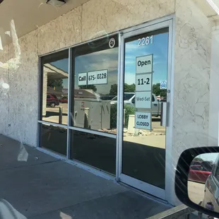 Newer hours. 6/25/20. Must call to use drive thru. 35 min wait at 12:15.