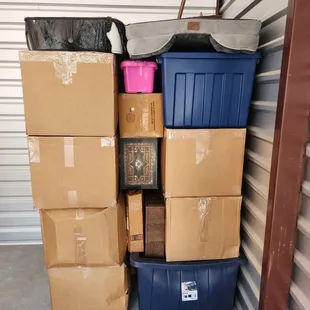 Storage Unit Loading: Maximize space and money when you have Jim's load your storage unit.