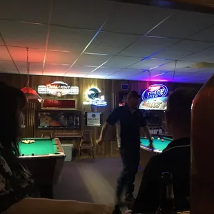 1 of 3 pool tables.