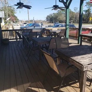 Outdoor seating area