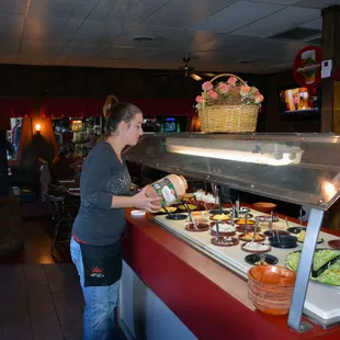 One of the best Salad Bars in Fayetteville, located on the west side of Interstate 49 at 2620 Martin Luther King Blvd.