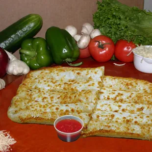 Razorback Cheese Sticks with Marinara