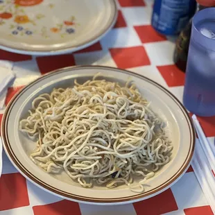 Side of pan fried noodles