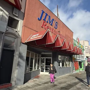 Front of the diner