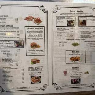 Menu 2 of 2