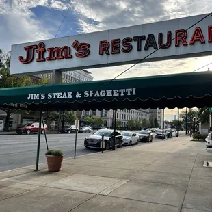 The famous Jim&apos;s sign