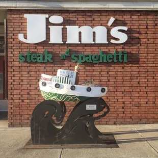 Jim&apos;s little tug boat outside