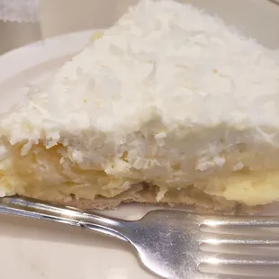 Made on site.. Coconut Cream