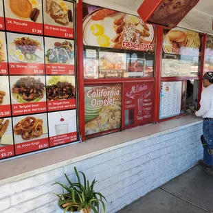 a man standing at the counter