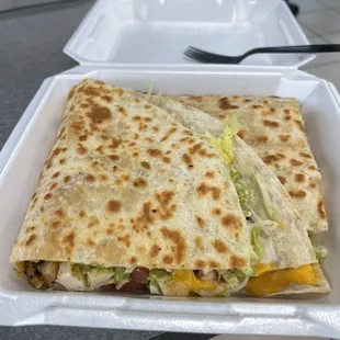 Chicken quesadilla