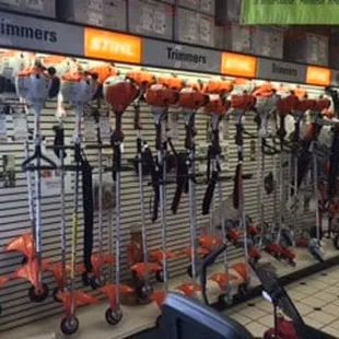 Stihl Trimmers and Blowers.