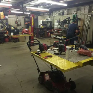 We are your Lawn Equipment Service Center!