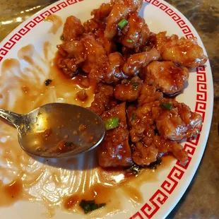 Orange chicken