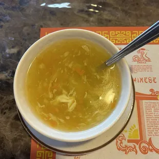Egg soup