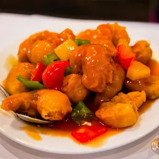 Sweet and sour shrimp