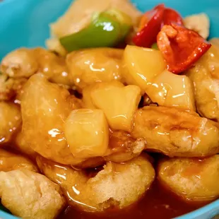 Sweet and sour shrimp (carryout)