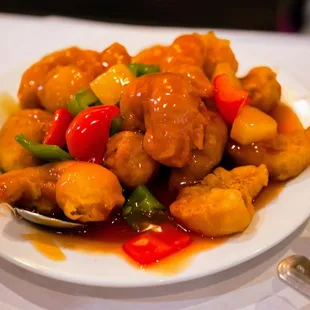 Sweet and sour shrimp