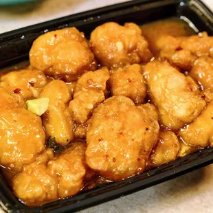 Orange chicken (carryout)