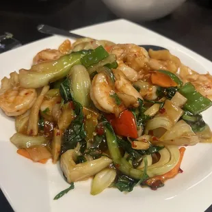 Thai Basil Shrimp