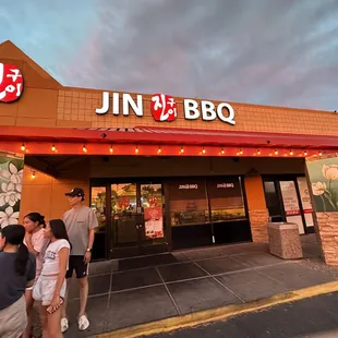 Outside of Jin bbq, mesa, AZ