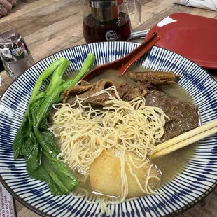Beef Brisket Noodle Soup