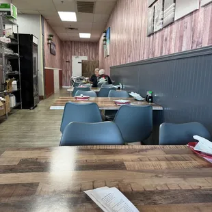 Very small restaurant.