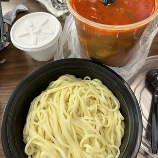 Jjampong - Spicy Seafood Noodle Soup