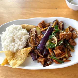 26. Eggplant Tofu Lunch Special