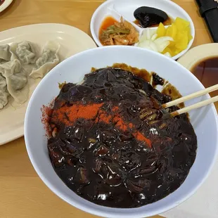 Great Black Bean noodle dish!