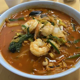 Spicy Cham Pong (Jjampong)