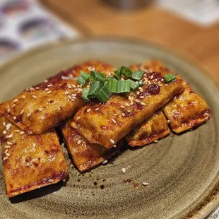 Marinated Dumpling (6 pcs) Fried Dumping Tossed with Spicy Sweet Sauce